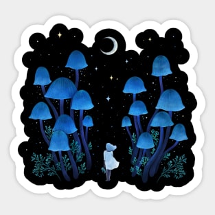 Fungi Forest - Dreamy Night Sticker